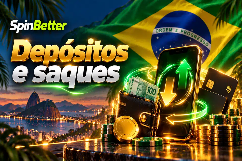 Depósito, saque e prazos do caixa SpinBetter