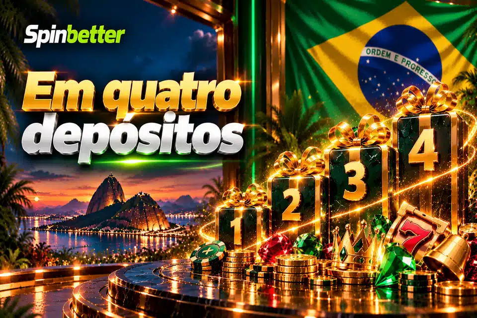O SpinBetter bonus de cassino em quatro depósitos