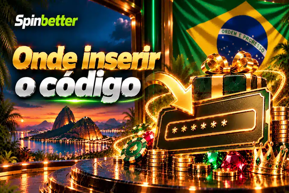 Onde inserir o código promocional SpinBetter