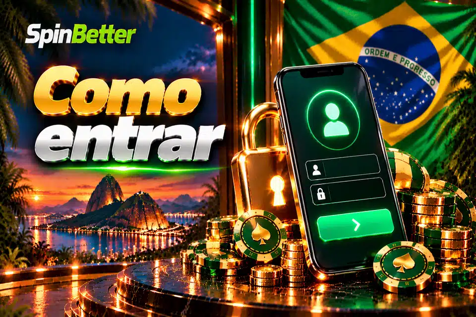 Como entrar na conta com o login SpinBetter